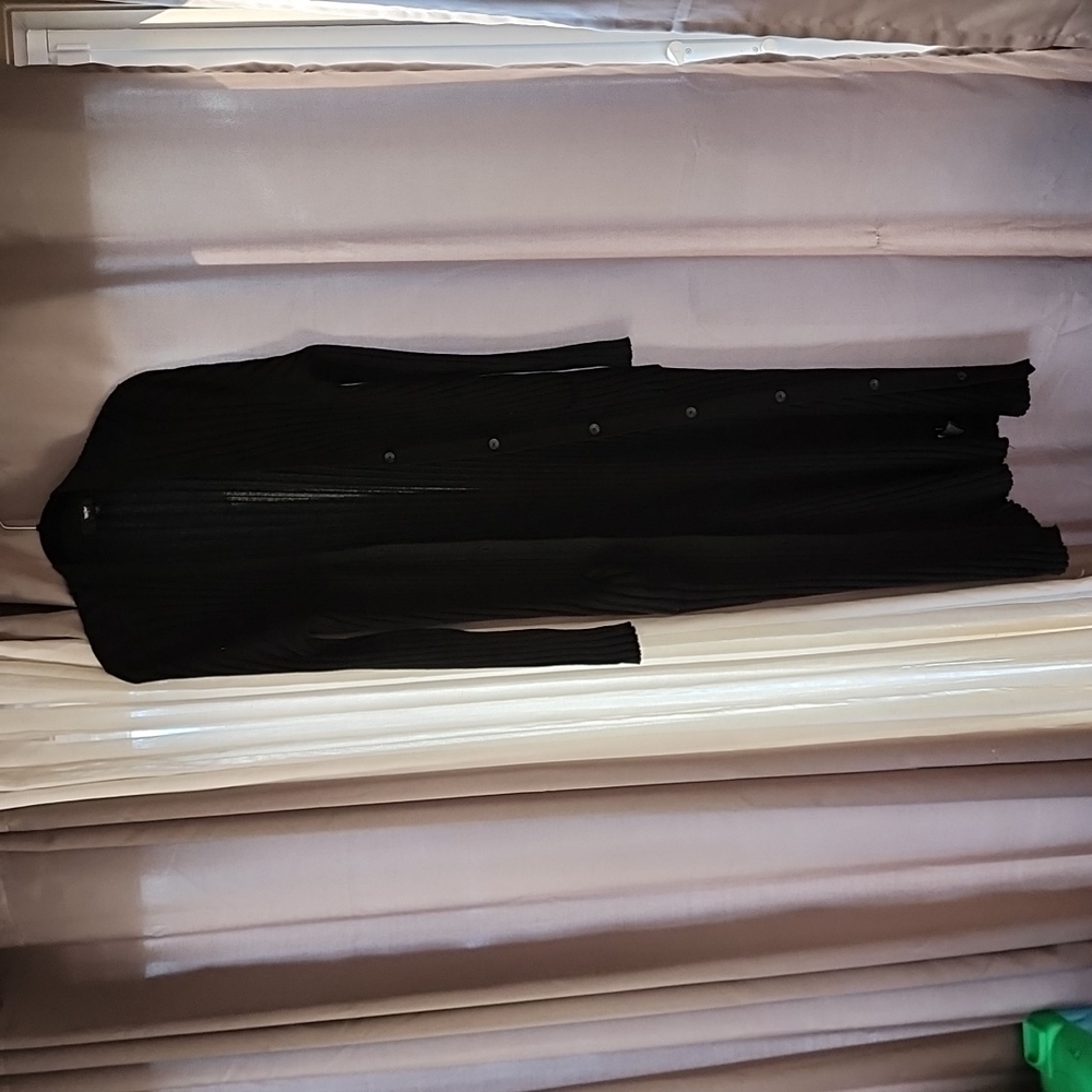 Floor length cardigan